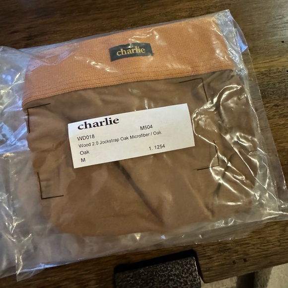 Mens Charlie by MZ, Wood Series 2.0 Jockstrap, Oak, Microfiber, MSRP $60 - Picture 2 of 6